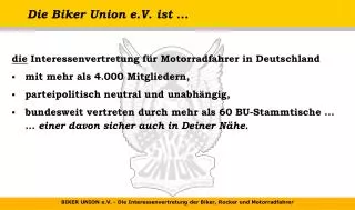die biker union e v ist