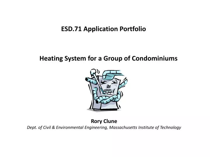 heating system for a group of condominiums
