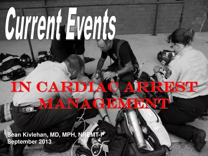 in cardiac arrest management