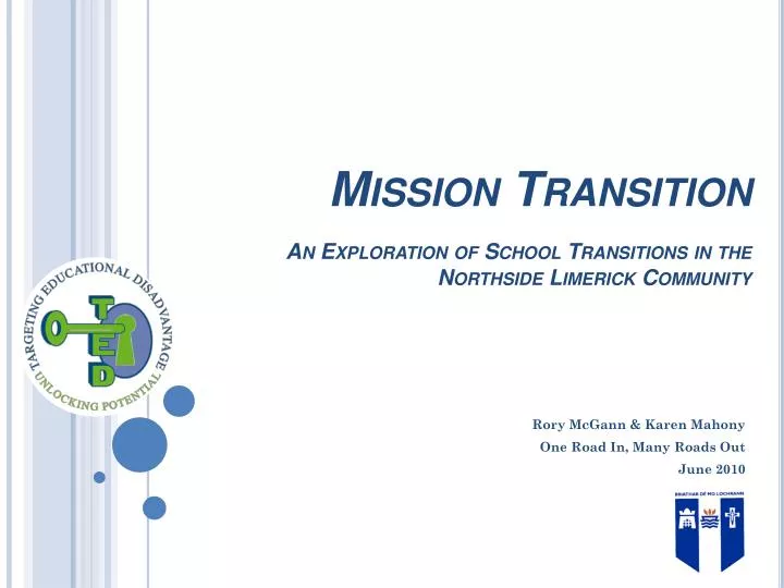mission transition an exploration of school transitions in the northside limerick community