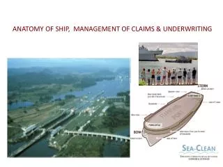 ANATOMY OF SHIP, MANAGEMENT OF CLAIMS &amp; UNDERWRITING