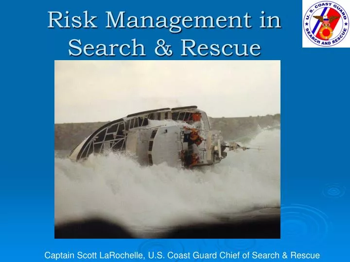 risk management in search rescue