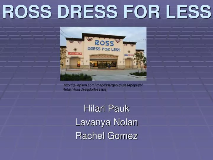 ross dress for less