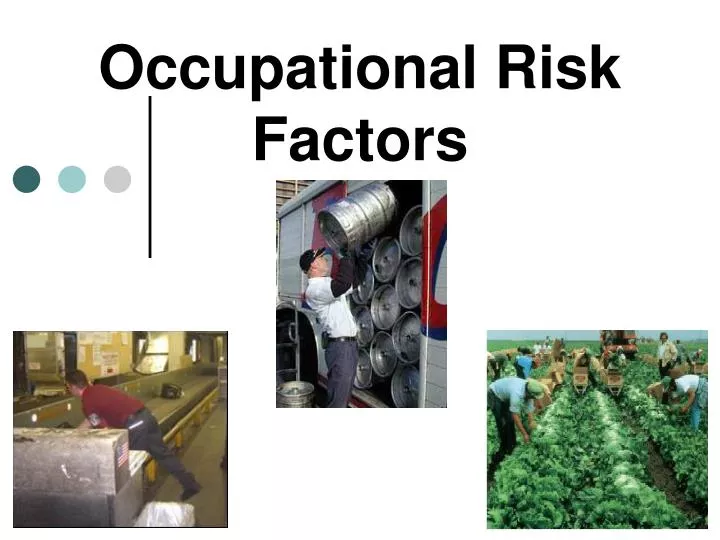 occupational risk factors