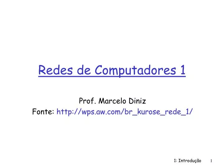 redes de computadores 1