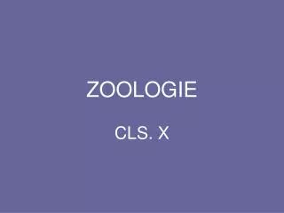 ZOOLOGIE