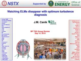 Watching ELMs disappear with optimum turbulence diagnosis