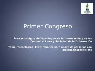 primer congreso