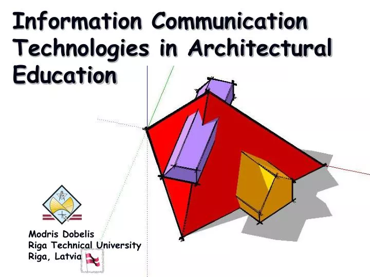 information communication technologies in architectural education