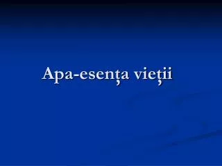 apa esen a vie ii