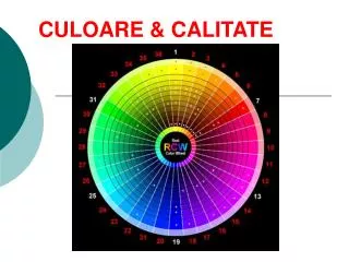 culoare calitate