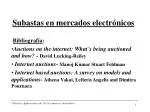 Subastas en mercados electrónicos - slide 1