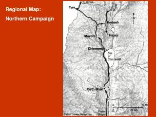 Regional Map: Northern Campaign