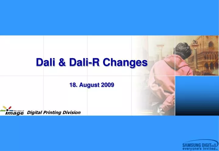 dali dali r changes 18 august 2009