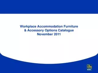 workplace accommodation furniture accessory options catalogue november 2011