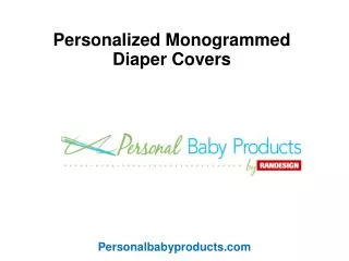 Personalized Monogrammed Diaper Covers