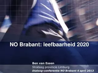no brabant leefbaarheid 2020