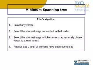 Minimum Spanning tree