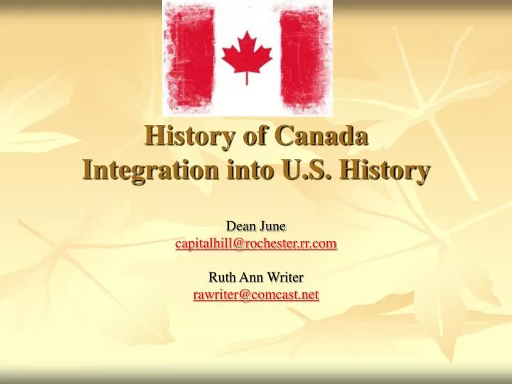 history of canada integration into u s history