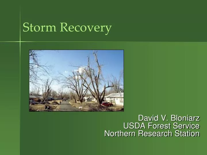 storm recovery