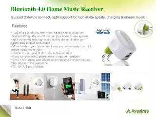 Bluetooth 4.0 Home Music Receiver