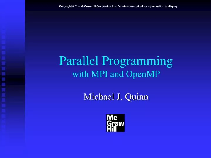 parallel programming with mpi and openmp