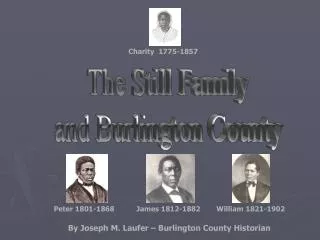 The Still Family and Burlington County