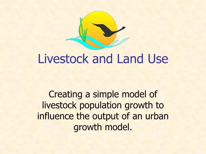 livestock and land use