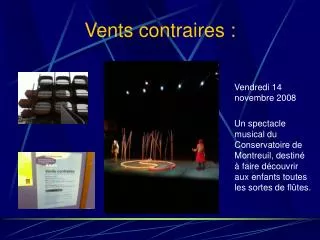 vents contraires
