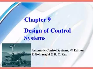 Chapter 9 Design of Control Systems