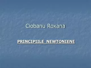 ciobanu roxana