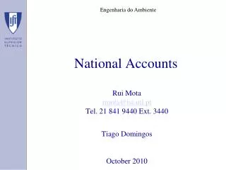 National Accounts