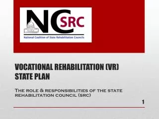 VOCATIONAL REHABILITATION (VR) STATE PLAN