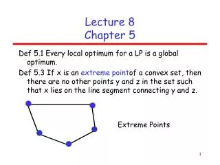 Lecture 8 Chapter 5