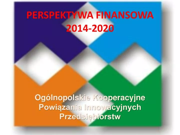 perspektywa finansowa 2014 2020