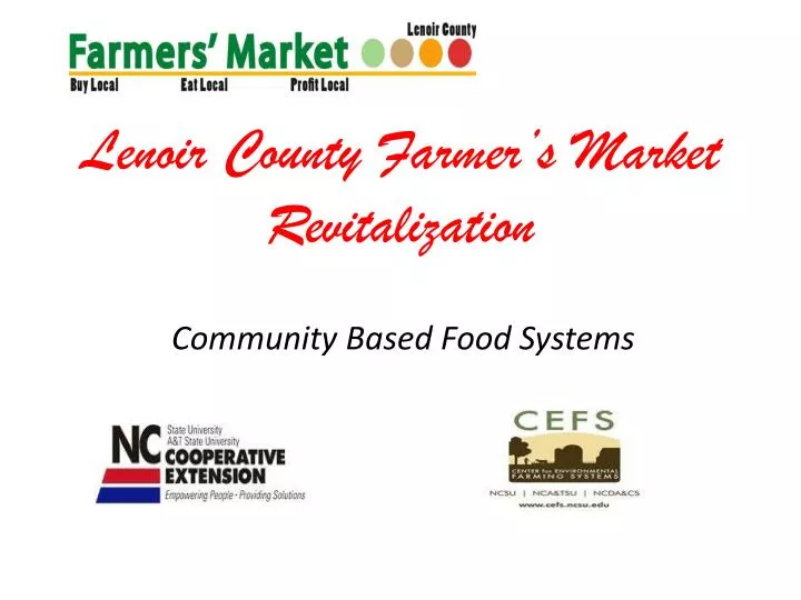 lenoir county farmer s market revitalization