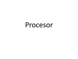 procesor