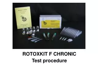 ROTOXKIT F CHRONIC Test procedure