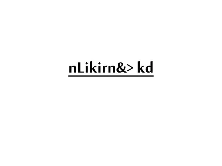 nlikirn kd