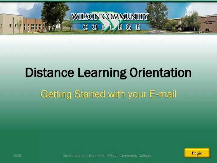 distance learning orientation