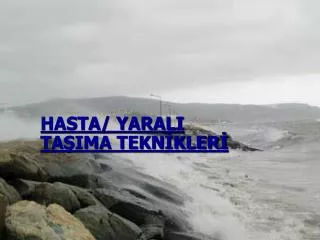 hasta yarali ta ima tekn kler