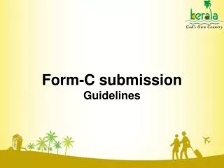 Form-C submission Guidelines