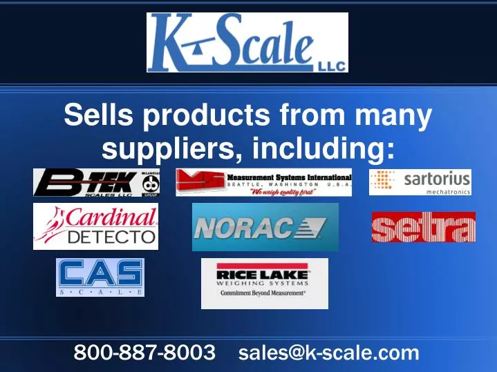 sells products from many suppliers including