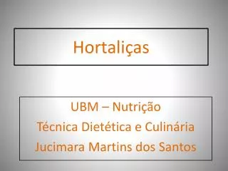 hortali as