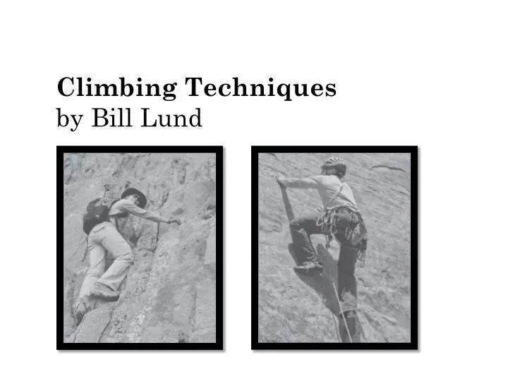 climbing techniques by bill lund