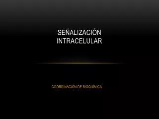 se alizaci n intracelular