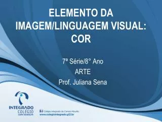 elemento da imagem linguagem visual cor