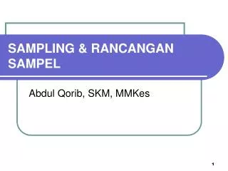 sampling rancangan sampel