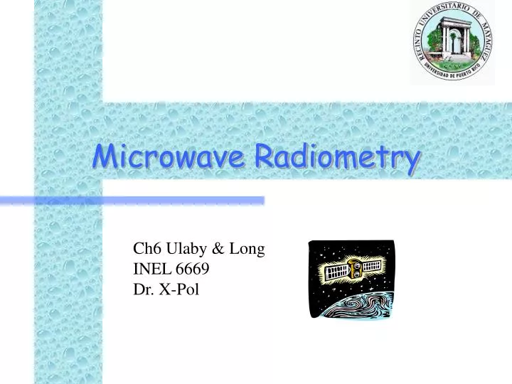 microwave radiometry