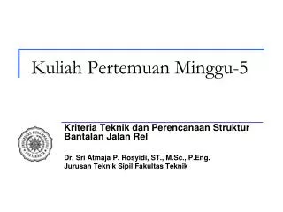 kuliah pertemuan minggu 5